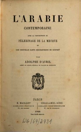 L'Arabie contemporaine