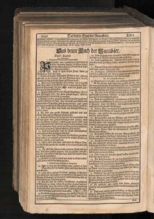 Das dritte Buch der Maccabäer.