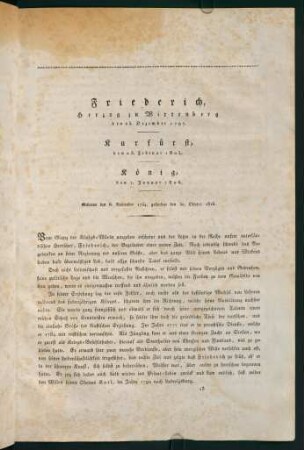 1-4, Friederich, Herzog zu Wirtenberg ...