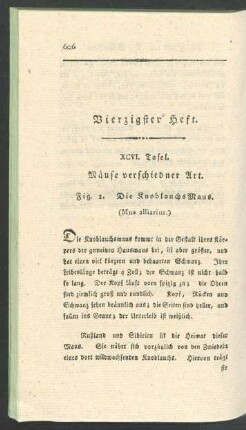 Vierzigster Heft.