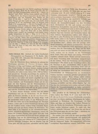 27-29 [Rezension] Luther-Jahrbuch 1941