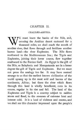 Chapter II. Chaldæo-Assyria.