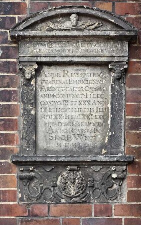 Epitaph des Andreas Reuß † 1570, Breslau, Polen