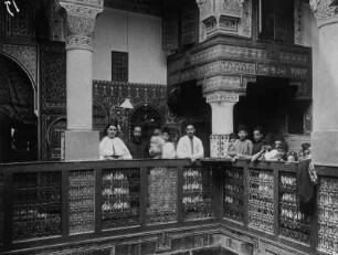 Jüdische Familie in ihrem Haus