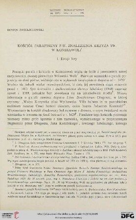 Tom 26: Kościół parafialny p.w. Znalezienia Krzyża Św. w Końskowoli