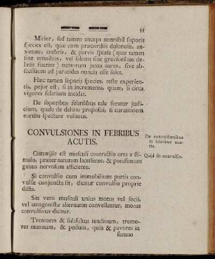 Convulsiones in Febribus Acutis.