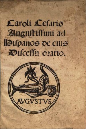 Ad Hispanos de eius Discessu oratio