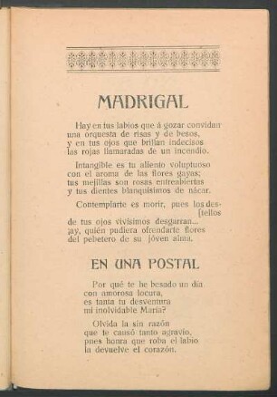 En una postal