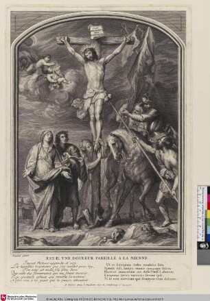 [Die Kreuzigung Jesu; Jesus sur la Croix]