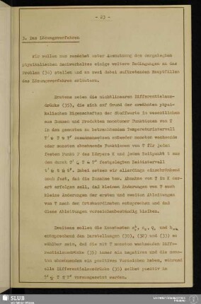 3. Das Lösungsverfahren