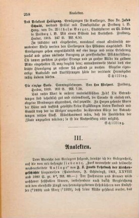 258 [Rezension] Wolpert, Leo, Die einzige Seele