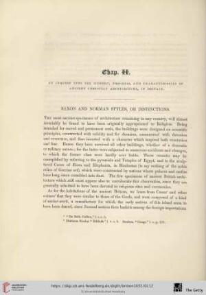 Chap. II: An inquiry into the history, progress, and characteristics [...]