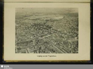 Leipzig aus der Vogelschau