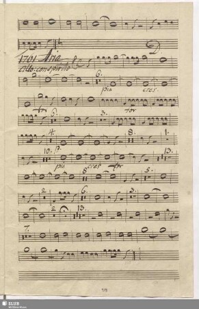 1761. Aria: Il furore se m'accende / Ghinassi, S.