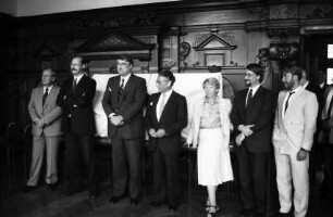 Freiburg: Rathaus, 60. Geburtstag, Bürgermeister Dr. Evers