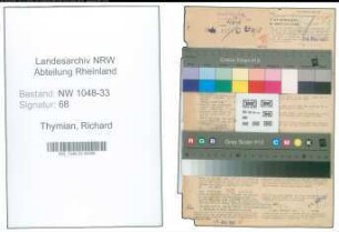 Entnazifizierung Richard Thymian , geb. 04.10.1903 (Lehrer)