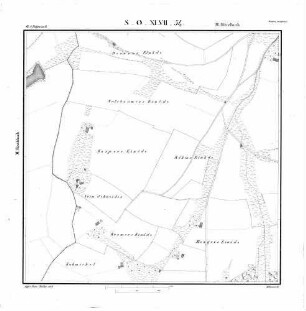 Kartenblatt SO XLVII 54 Stand 1824