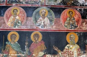 Bildnisse der Heiligen: Eugenius, Mardarius von Armenien und Orestes