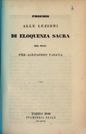 Pel giorno onomastico di S. M. il Rè Carlo Alberto orazione : Recitata nella Regia Università di Torino al IV Novembre M. DCCC. XLII