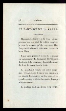 Le Partage De La Terre.