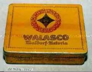 Blechdose für 100 Stück Zigaretten "WALASCO Waldorf-Astoria"