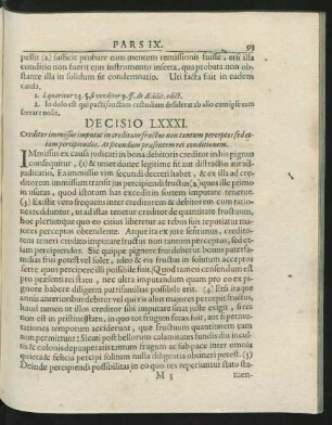 Decisio LXXXI. - XC.