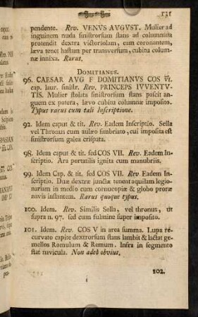 131-145, Domitianus. - Hadrianus.