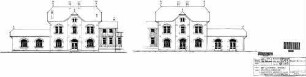 Laupheim West: Gahn. - und Strassenseite,. Neue Fenster und Türen Empfangsgeb.