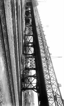 Ulm Brücke Reichsstraße 28 alt Gleisanzeiger Blaubeurer Torbrücke