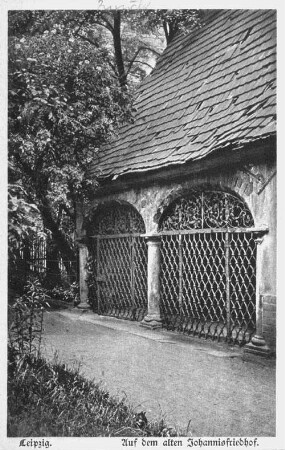 Leipzig: auf dem alten Johannisfriedhof