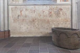 Passionsszene mit der Gefangennahme am Ölberg und Jesu vor Pontius Pilatus
