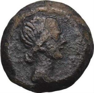 Tiberius (14-37 n. Chr.): Alexandria / Ägypten, 17/18 n. Chr – Hemiobol