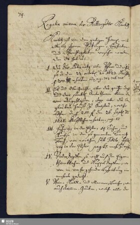 Bl. 56v-57r. Regalia minora des Ritterguthes Kürbitz.