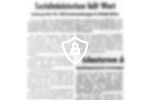 Sozialministerium hält Wort