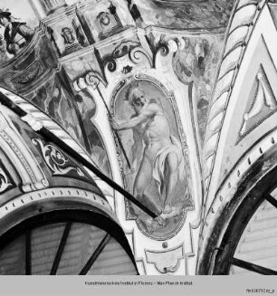 Freskenausstattung der Galleria : Deckendekoration : Neptun
