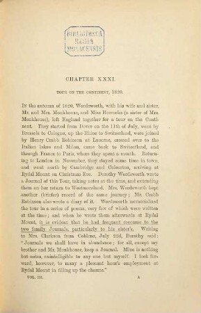The life of William Wordsworth, 3