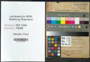 Entnazifizierung Paul Heuser , geb. 18.04.1903 (Lehrer)