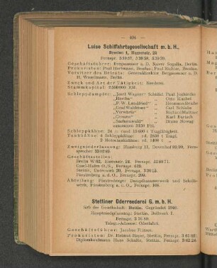 Stettiner Oderreederei G.m.b.H.