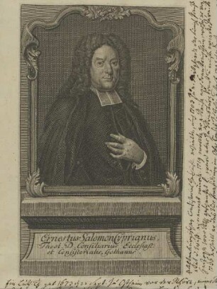 Bildnis des Ernestus Salomon Cyprianus