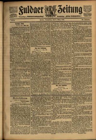 Ausgabe vom Donnerstag, den 08. März 1906.