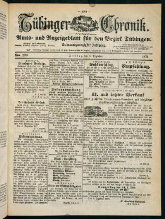 1001-1020, 8. Dezember (Nro. 239) - 13. Dezember (Nro. 243)