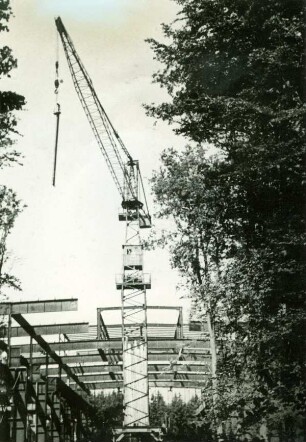 Abbau einer Fabrikhalle, 1949