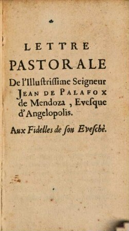 De la connoissance de la bonté