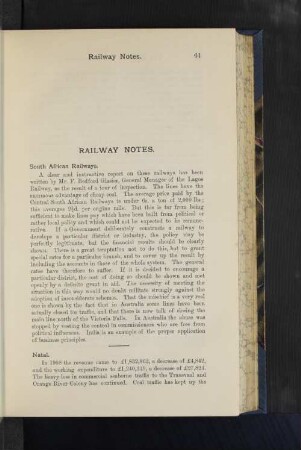 Railway Notes