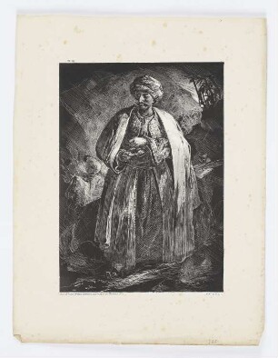 Türke, Blatt 18 der Folge "Skizzen und Pochaden"