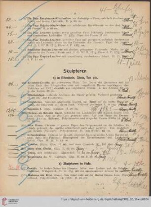 Skulpturen (Nr. 196-282)