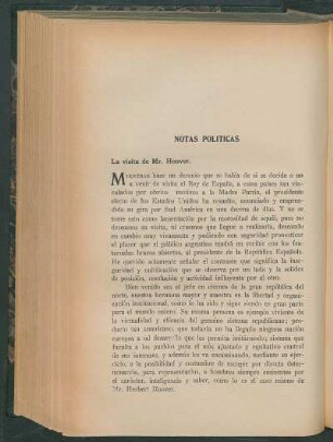 La visita de Mr. Hoover