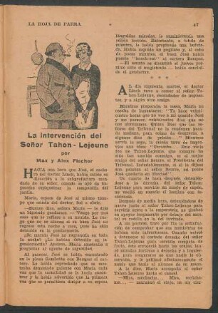 La intervención del Señor Tahon-Lejeune