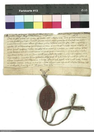Indulgenzbrief Ottos [I.], Bischof von Minden, für das Stift Fulda