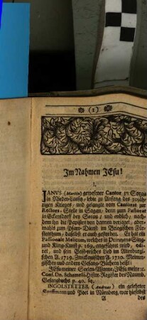 Johann Caspar Wetzels Hymnopœographia, oder Historische Lebens-Beschreibung der berühmtesten Lieder-Dichter, Anderer Theil